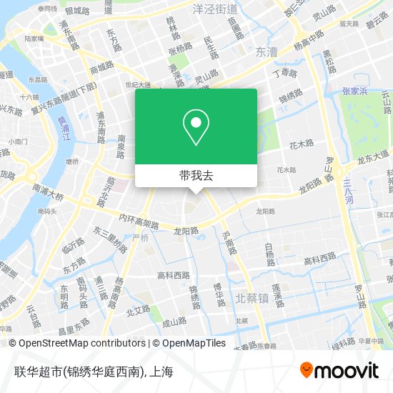 联华超市(锦绣华庭西南)地图