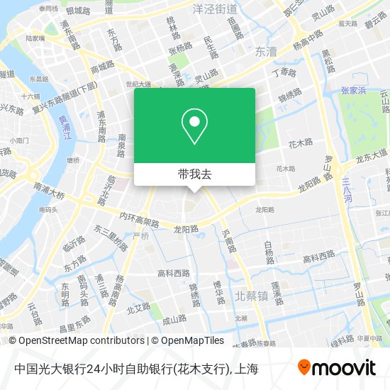 中国光大银行24小时自助银行(花木支行)地图
