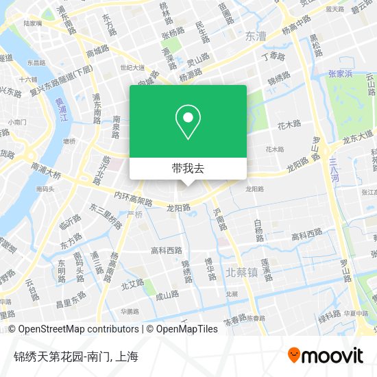 锦绣天第花园-南门地图