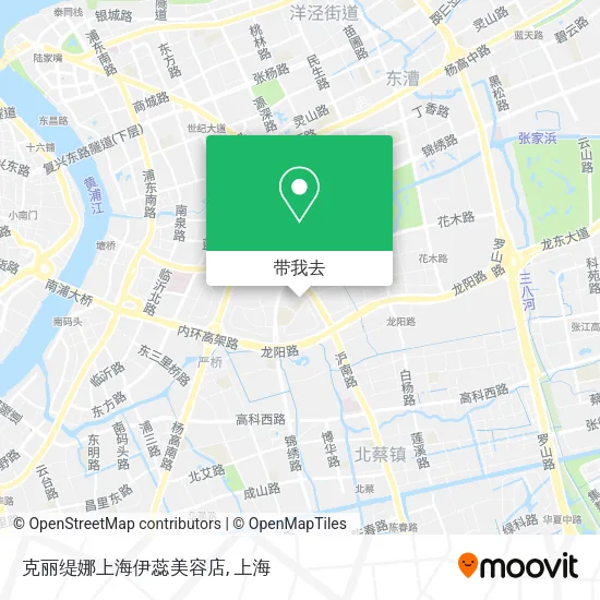 克丽缇娜上海伊蕊美容店地图