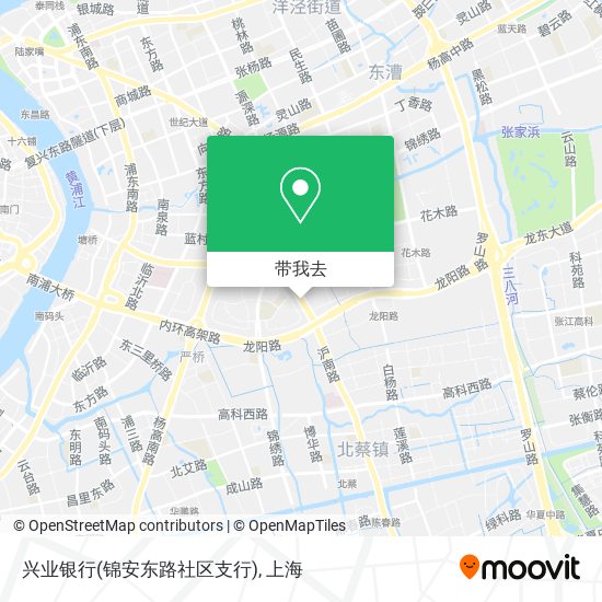 兴业银行(锦安东路社区支行)地图