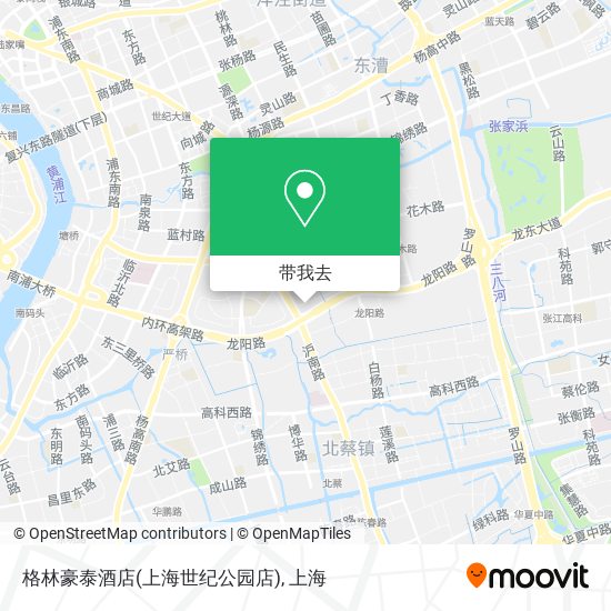 格林豪泰酒店(上海世纪公园店)地图