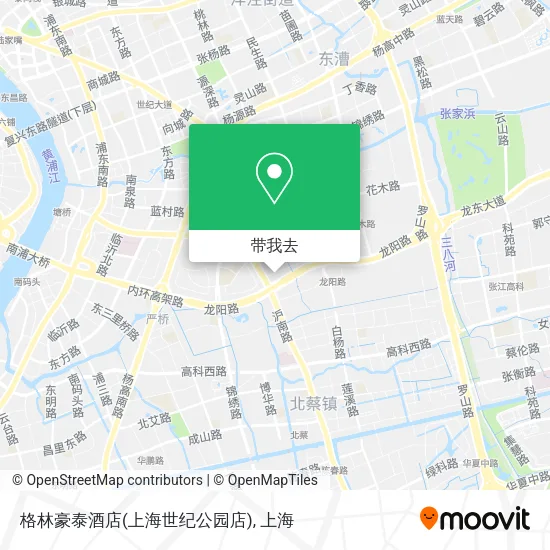 格林豪泰酒店(上海世纪公园店)地图