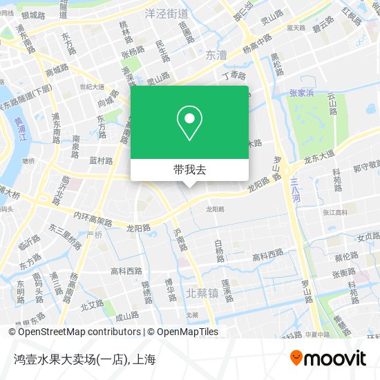 鸿壹水果大卖场(一店)地图