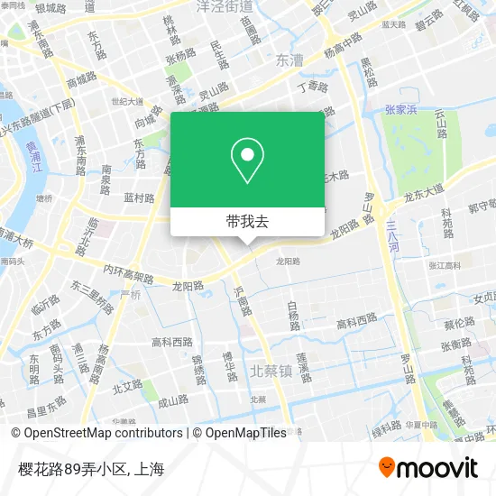 樱花路89弄小区地图