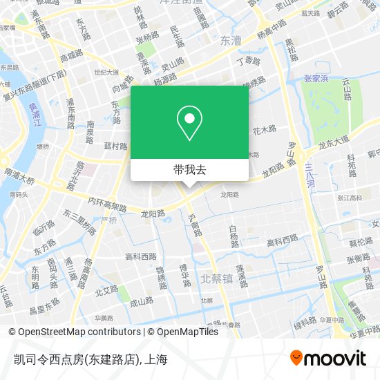 凯司令西点房(东建路店)地图