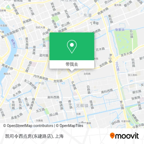 凯司令西点房(东建路店)地图