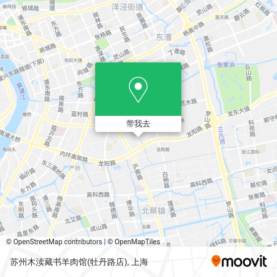 苏州木渎藏书羊肉馆(牡丹路店)地图