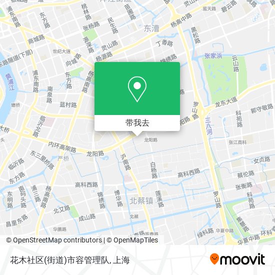 花木社区(街道)市容管理队地图