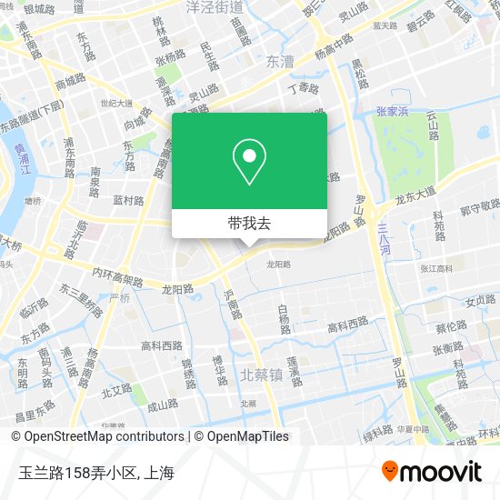 玉兰路158弄小区地图