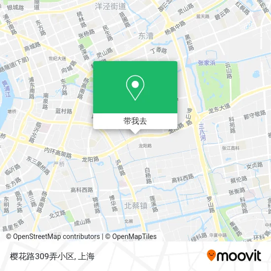 樱花路309弄小区地图