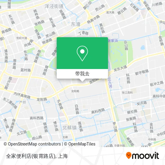 全家便利店(银霄路店)地图