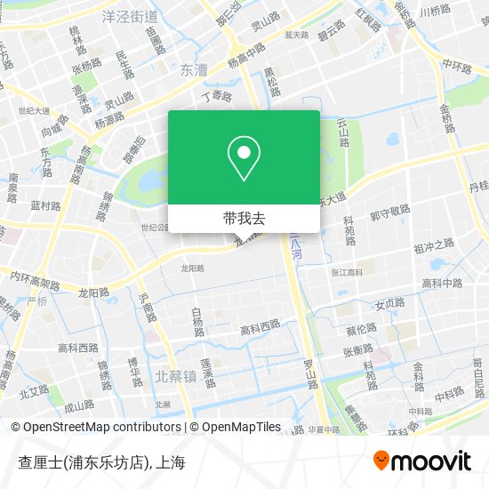 查厘士(浦东乐坊店)地图