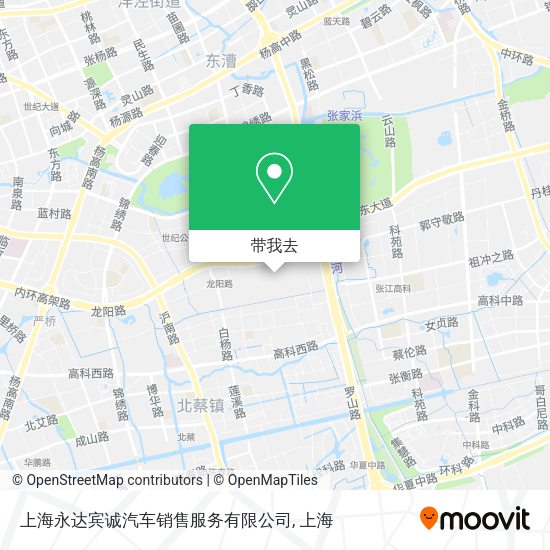 上海永达宾诚汽车销售服务有限公司地图