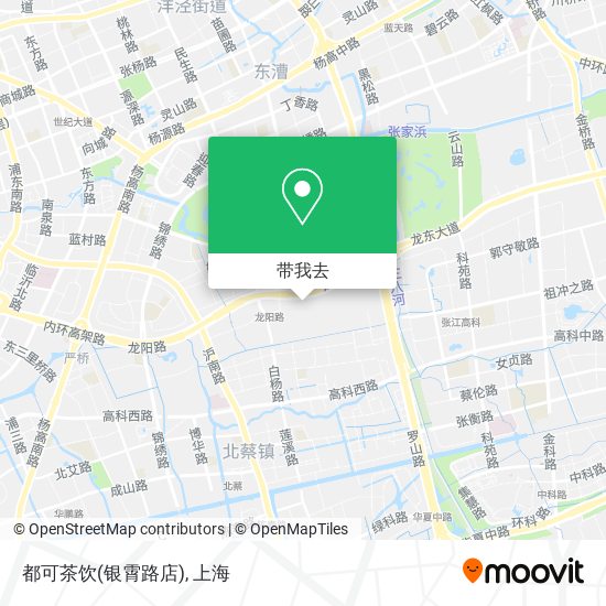 都可茶饮(银霄路店)地图