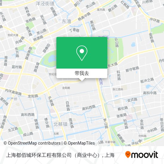 上海都佰城环保工程有限公司（商业中心）地图