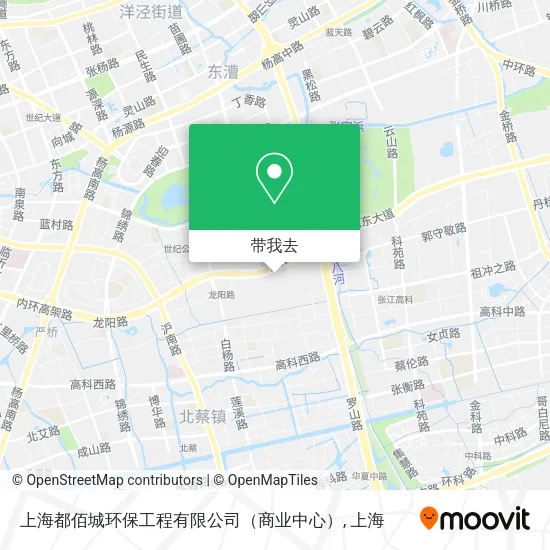 上海都佰城环保工程有限公司（商业中心）地图
