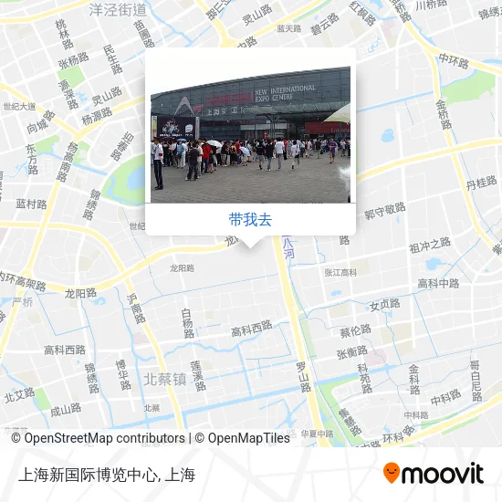 上海新国际博览中心地图