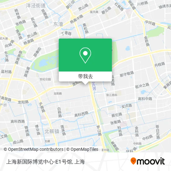 上海新国际博览中心-E1号馆地图