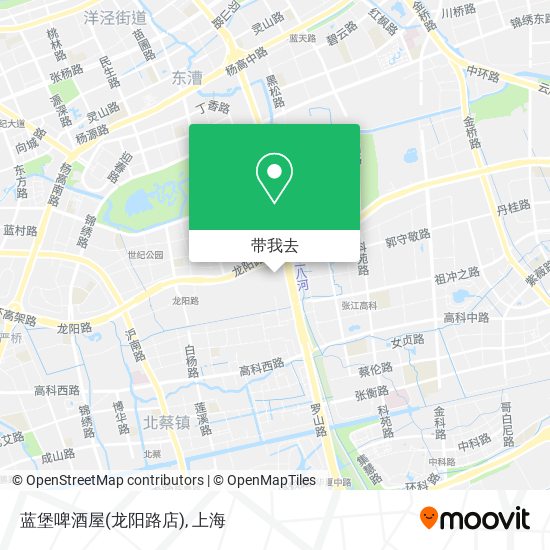 蓝堡啤酒屋(龙阳路店)地图