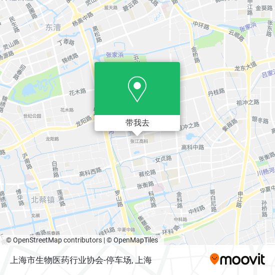 上海市生物医药行业协会-停车场地图