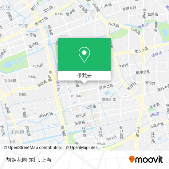 胡姬花园-东门地图