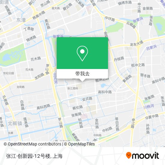 张江·创新园-12号楼地图