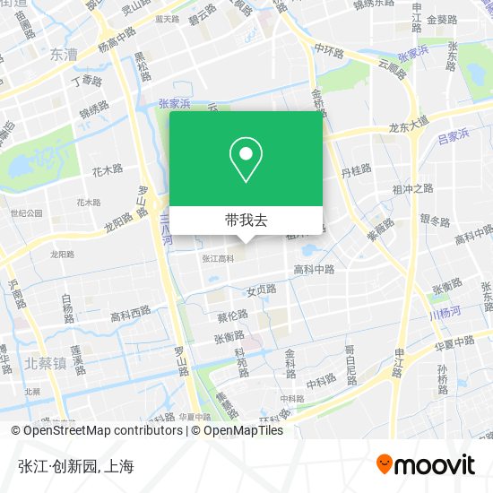 张江·创新园地图