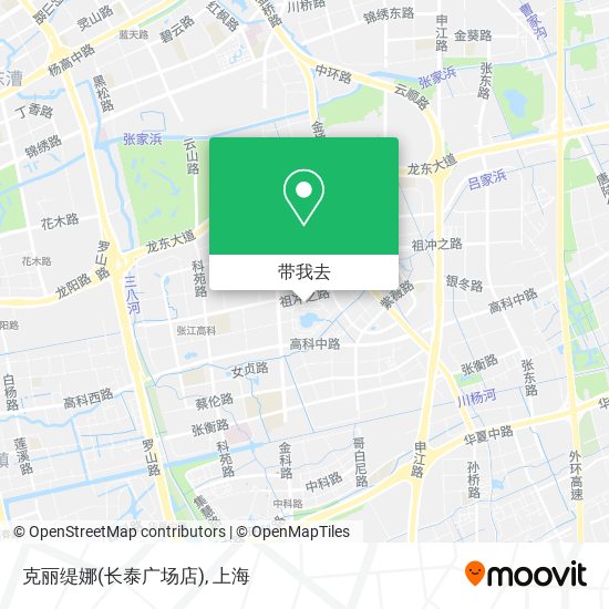 克丽缇娜(长泰广场店)地图