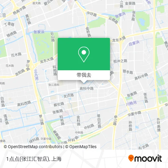 1点点(张江汇智店)地图