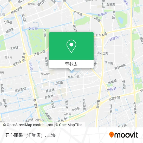 开心丽果（汇智店）地图