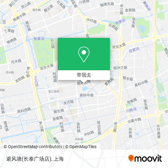 避风塘(长泰广场店)地图