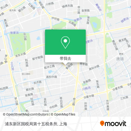 浦东新区国税局第十五税务所地图