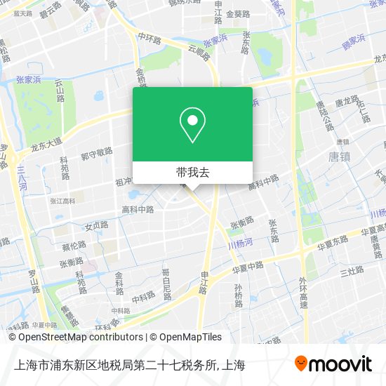 上海市浦东新区地税局第二十七税务所地图