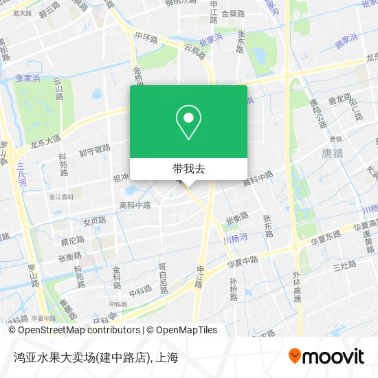 鸿亚水果大卖场(建中路店)地图