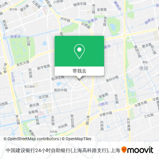 中国建设银行24小时自助银行(上海高科路支行)地图