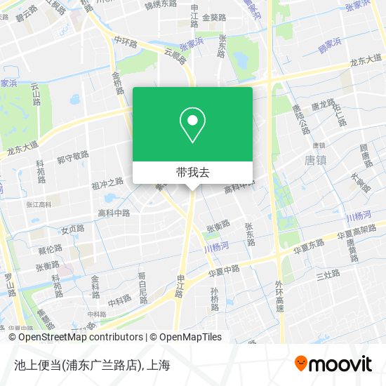 池上便当(浦东广兰路店)地图