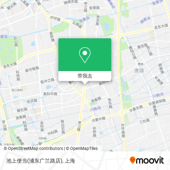 池上便当(浦东广兰路店)地图