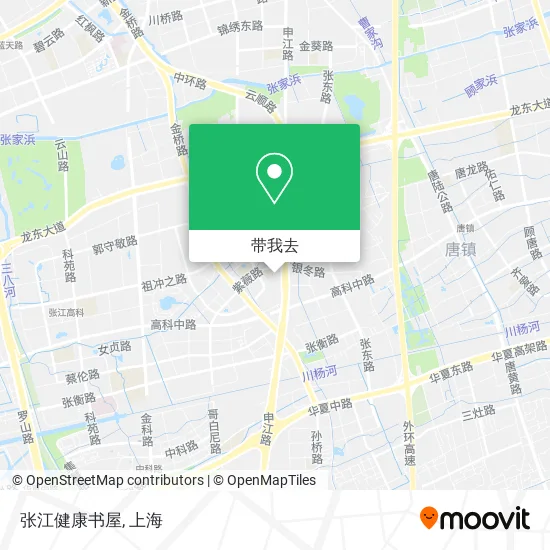 张江健康书屋地图