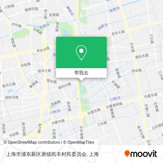 上海市浦东新区唐镇民丰村民委员会地图