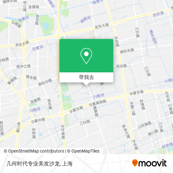 几何时代专业美发沙龙地图