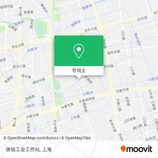 唐镇工会工作站地图