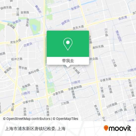 上海市浦东新区唐镇纪检委地图