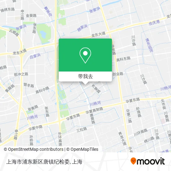 上海市浦东新区唐镇纪检委地图