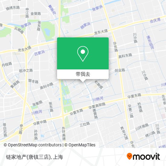 链家地产(唐镇三店)地图