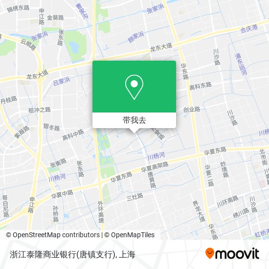 浙江泰隆商业银行(唐镇支行)地图