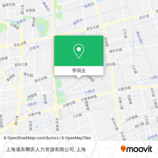 上海浦东卿庆人力资源有限公司地图