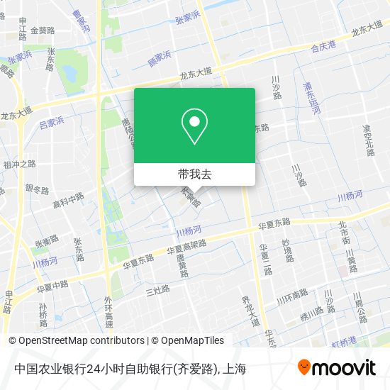 中国农业银行24小时自助银行(齐爱路)地图