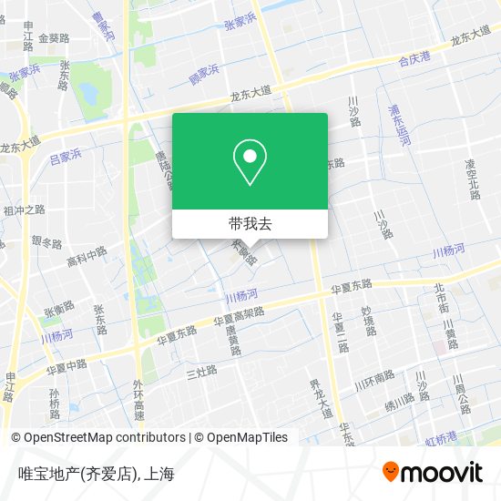 唯宝地产(齐爱店)地图