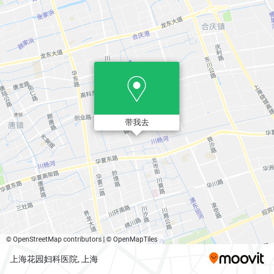 上海花园妇科医院地图